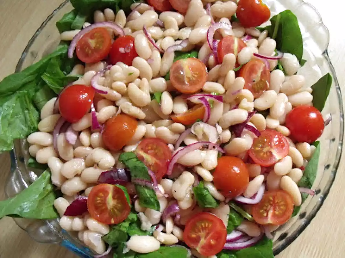 Salata de fasole alba (white beans salad) - poza 3