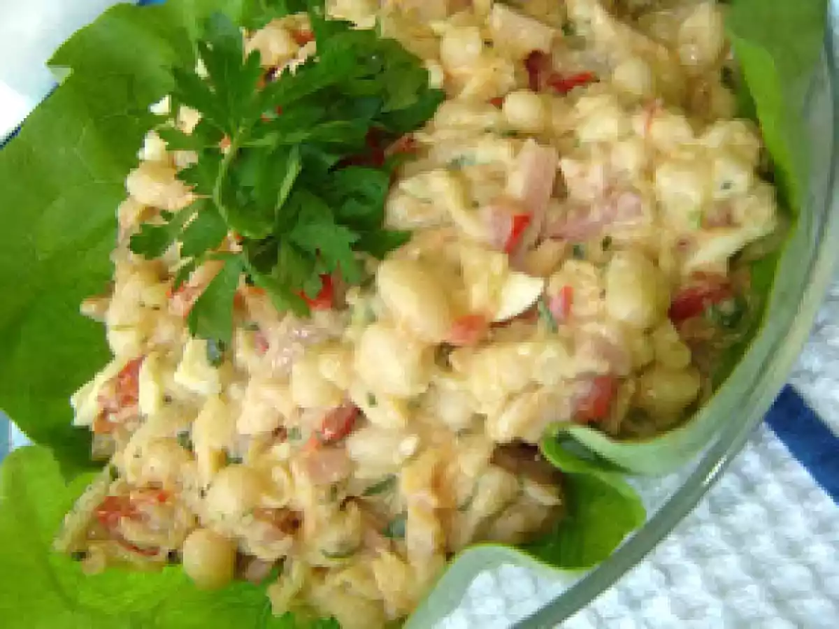 Salata de fasole boabe cu maioneza