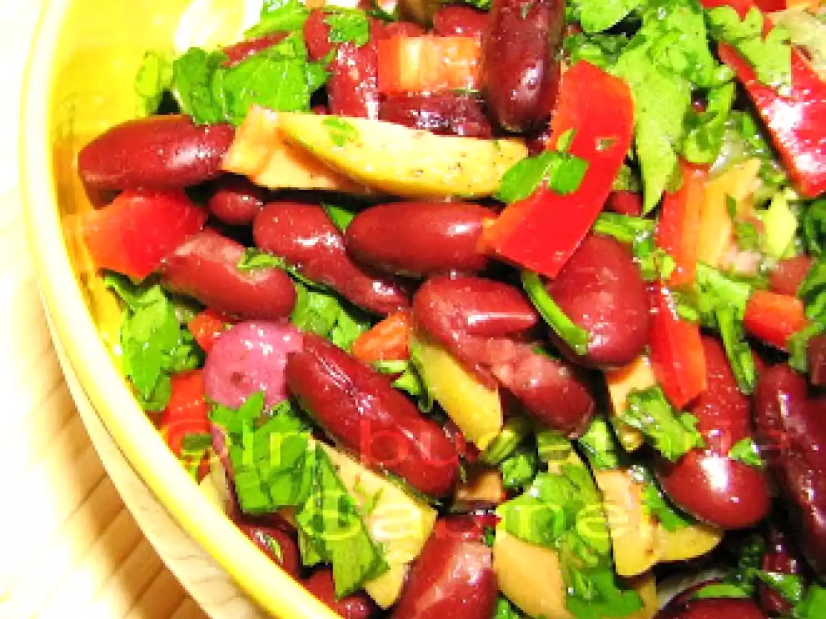 SALATA DE FASOLE ROSIE - poza 2
