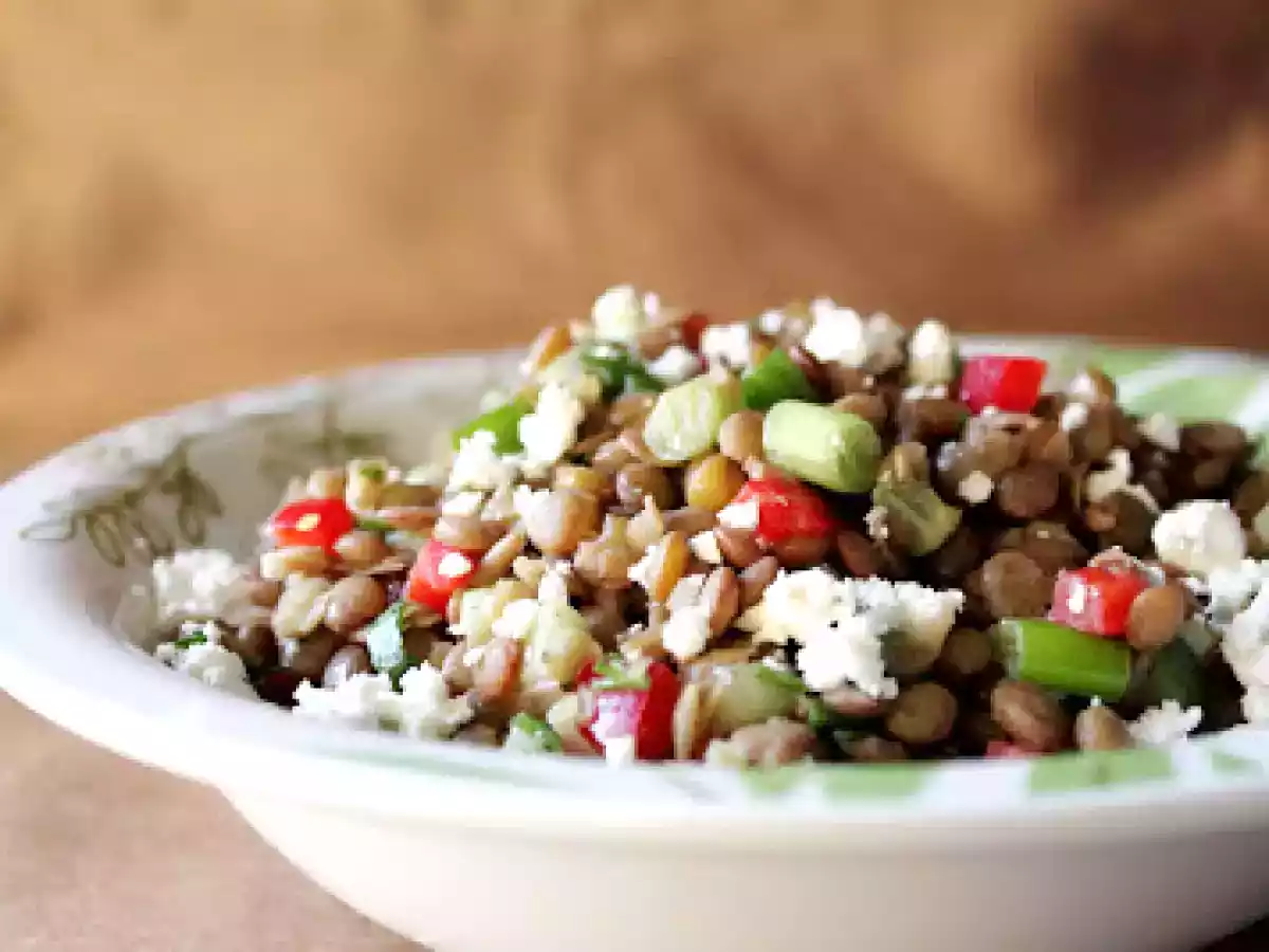 Salata de linte cu feta - poza 2