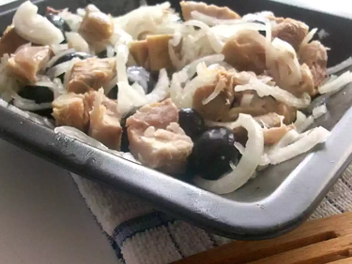 Salata de macrou afumat