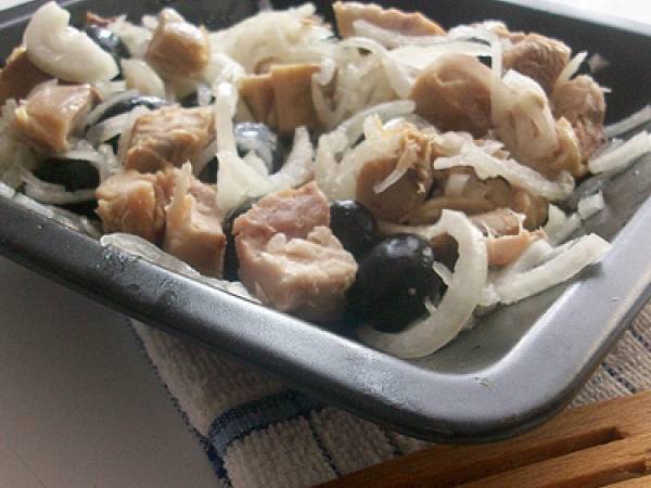 Salata de macrou afumat