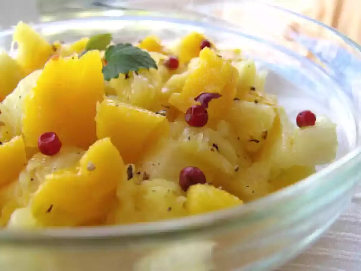 SALATA DE MANGO SI ANANAS(MANGO &PINEAPPLE SALAD)