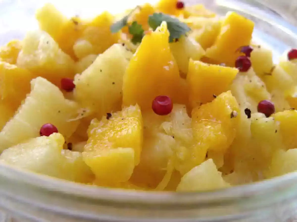 SALATA DE MANGO SI ANANAS(MANGO &PINEAPPLE SALAD) - poza 2