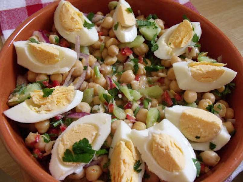 Salata de naut si ou(chickpea &egg salad), poza 2