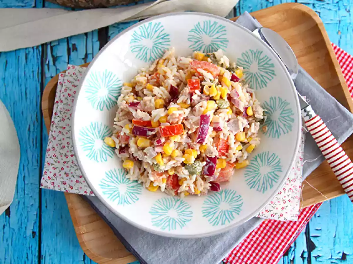 Salata de orez (usor si simplu) - poza 3