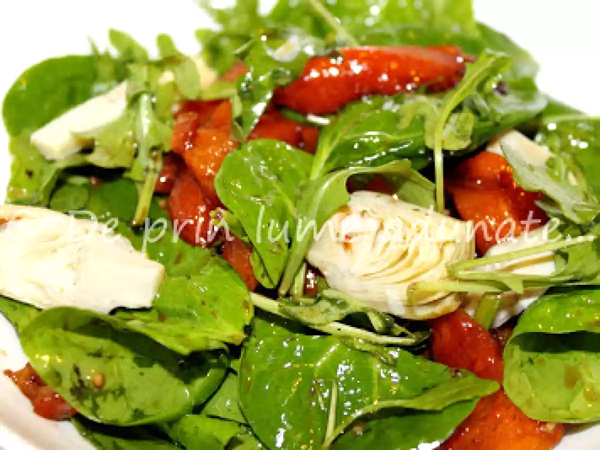 Salata de spanac si ardei copti - poza 2