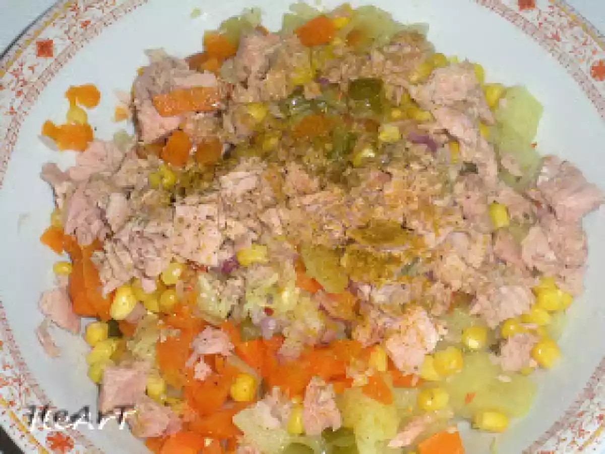SALATA DE TON CU LEGUME - poza 2