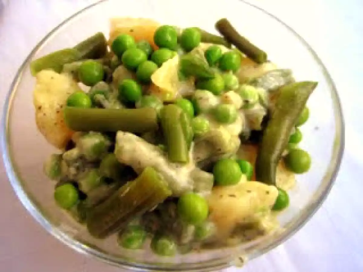 Salata de vara cu cartofi si maioneza mentolata - poza 2