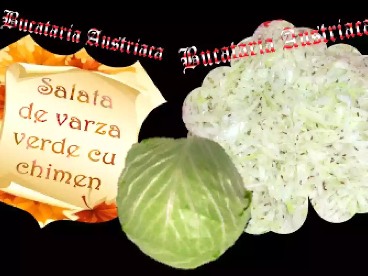 SALATA DE VARZA VERDE CU CHIMEN