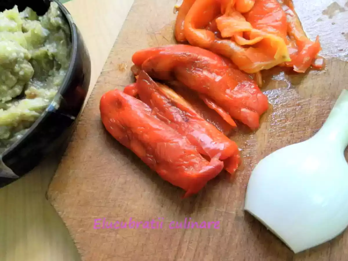 Salata de vinete cu ardei copti - poza 5