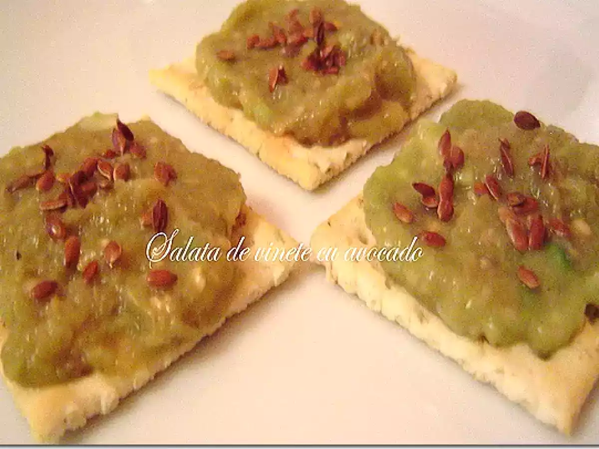 Salata de vinete cu maioneza din avocado