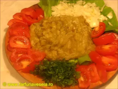 Salata de vinete cu rosii si ceapa (reteta video)