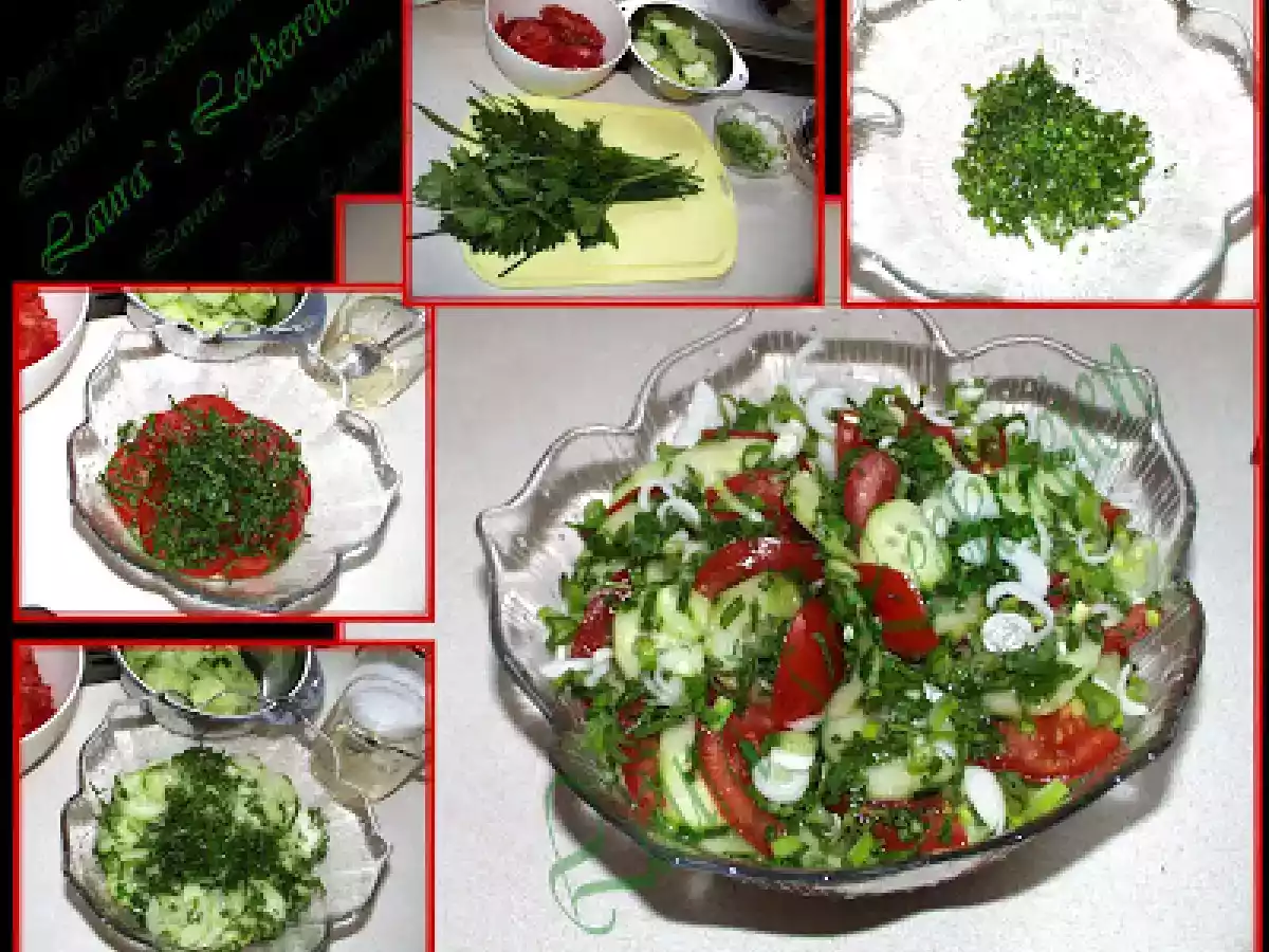 SALATA DIN ROSII SI CASTRAVETI - poza 2