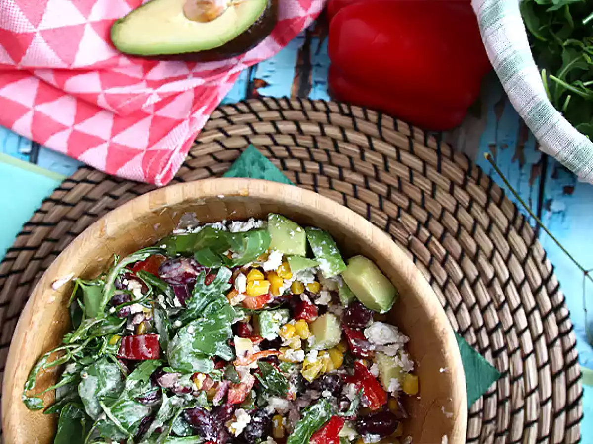 Salata mexicana in borcan - poza 2