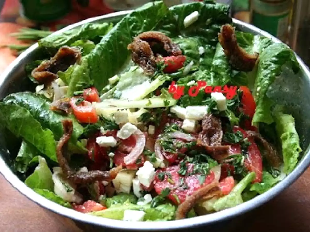 Salata verde cu anchois