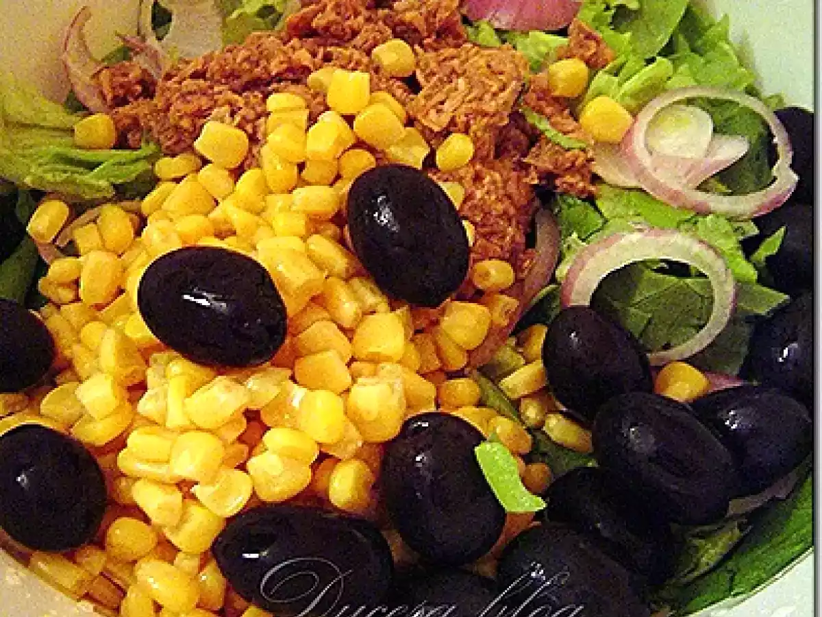 Salata verde cu peste - poza 2