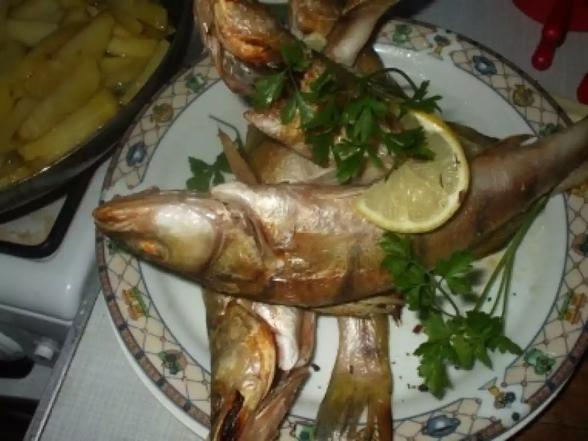 Salau la gratar cu cartofi prajiti - poza 5