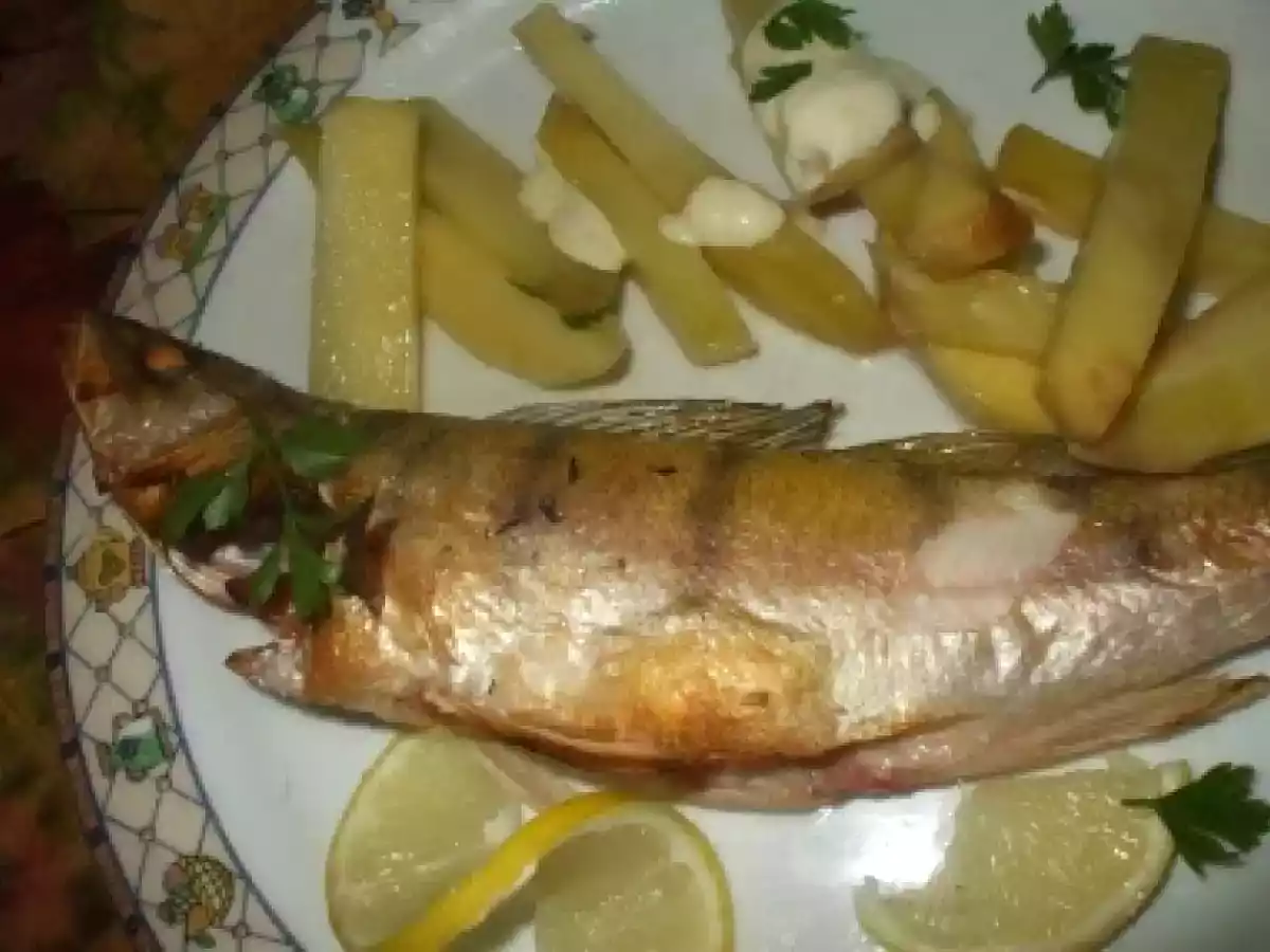 Salau la gratar cu cartofi prajiti - poza 8