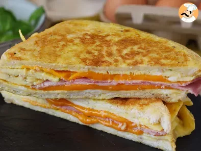 Sandwich expres cu omleta - poza 3