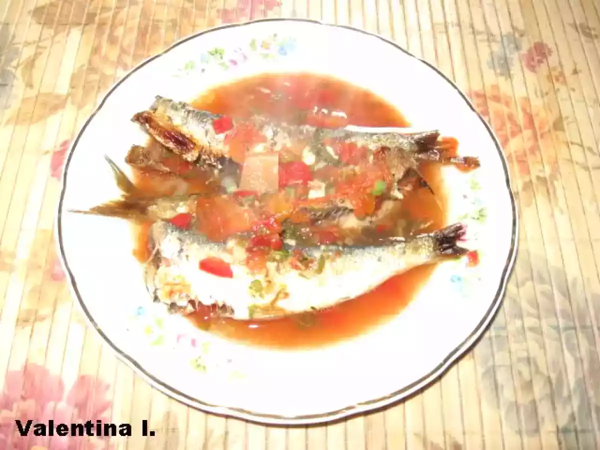 Sardina la grill (gratar) in saramura - poza 8