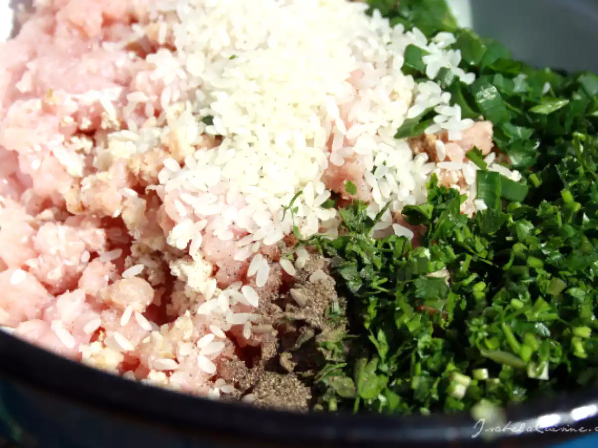 Sarmalute in foi de vita cu carne de curcan