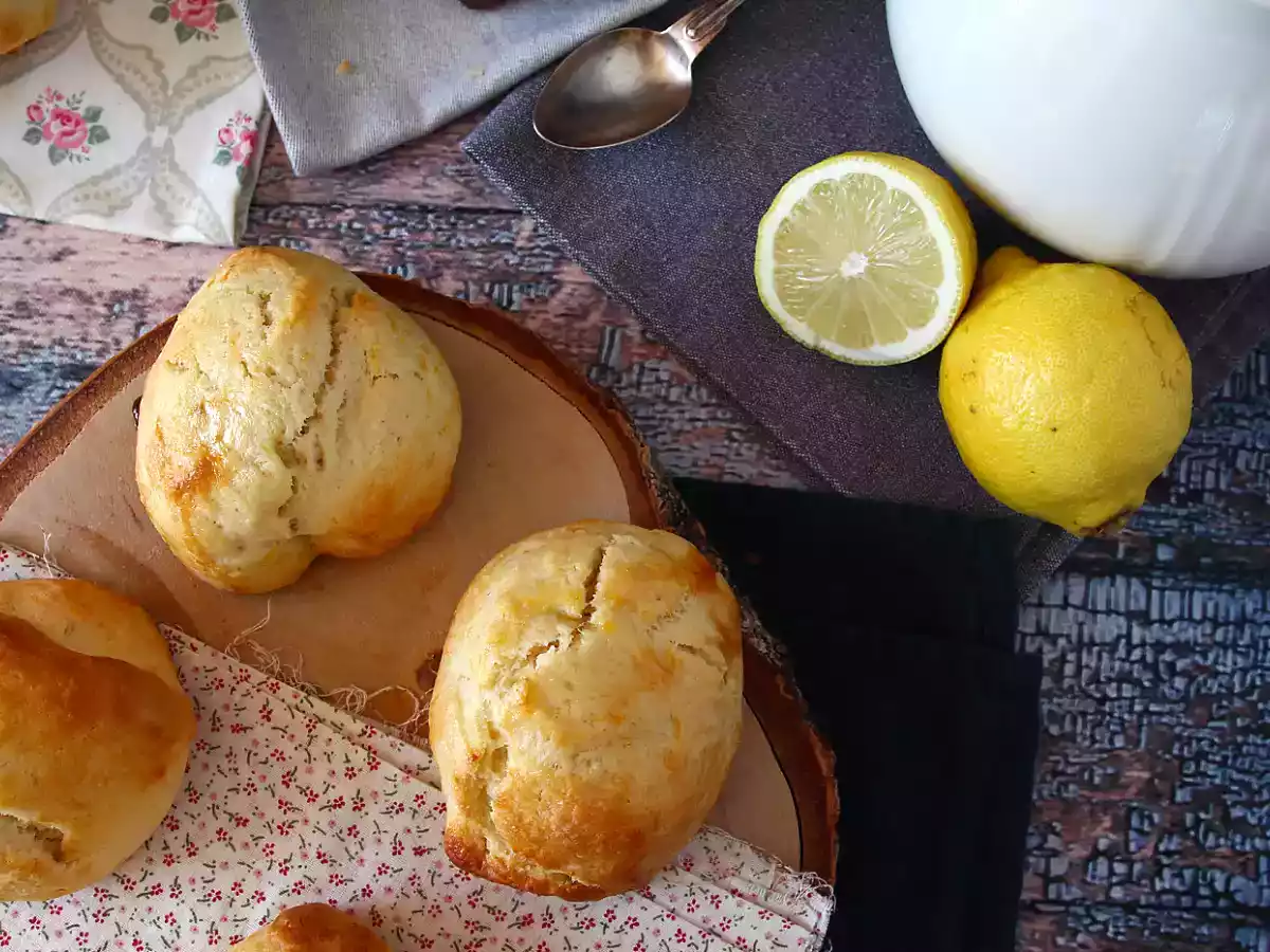 Scones cu coaja de lămâie - poza 4