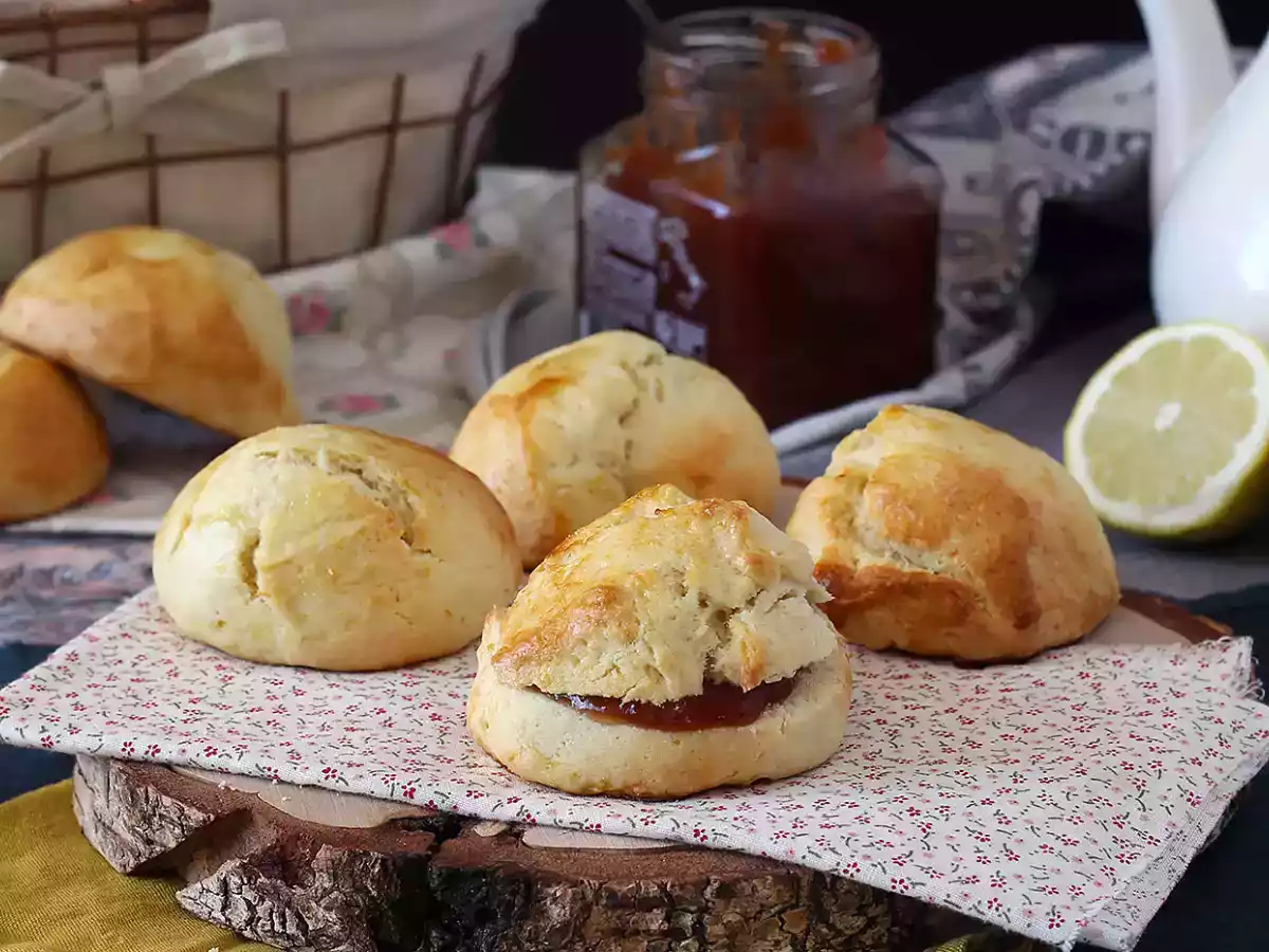 Scones cu coaja de lămâie - poza 5