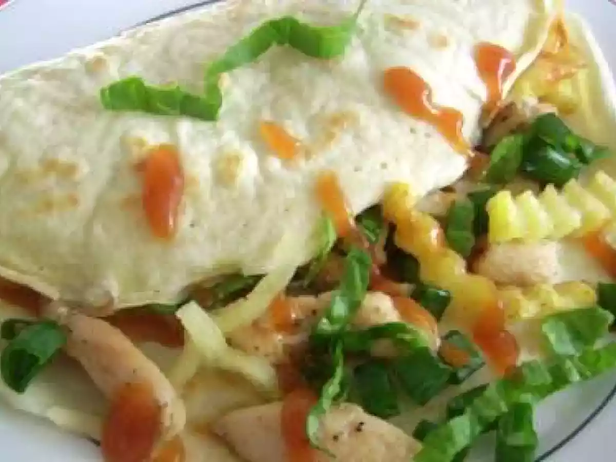 Shaorma cu foi de clatite - poza 2