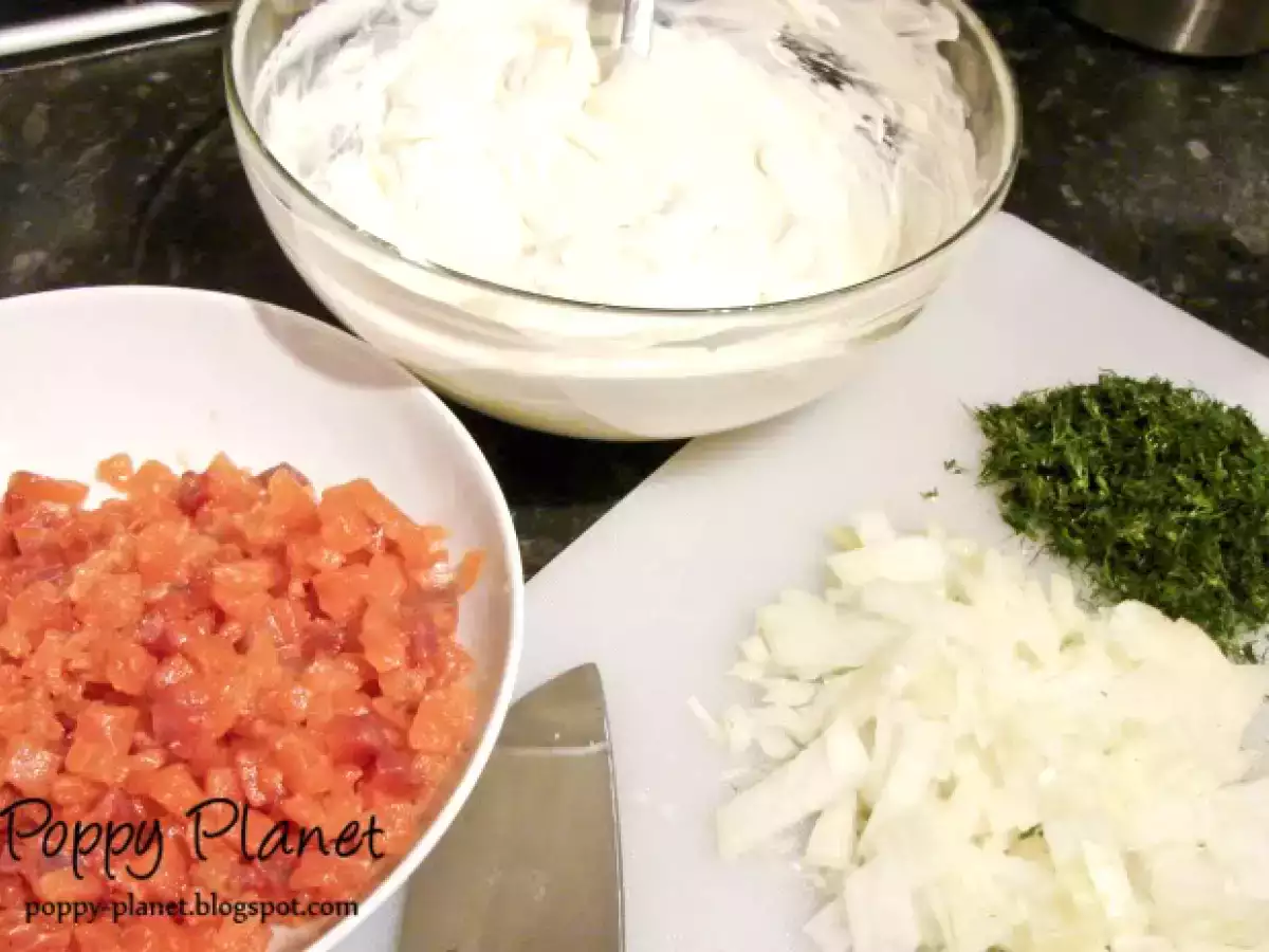 Smörgåstårtor - Cheesecake cu somon - poza 8