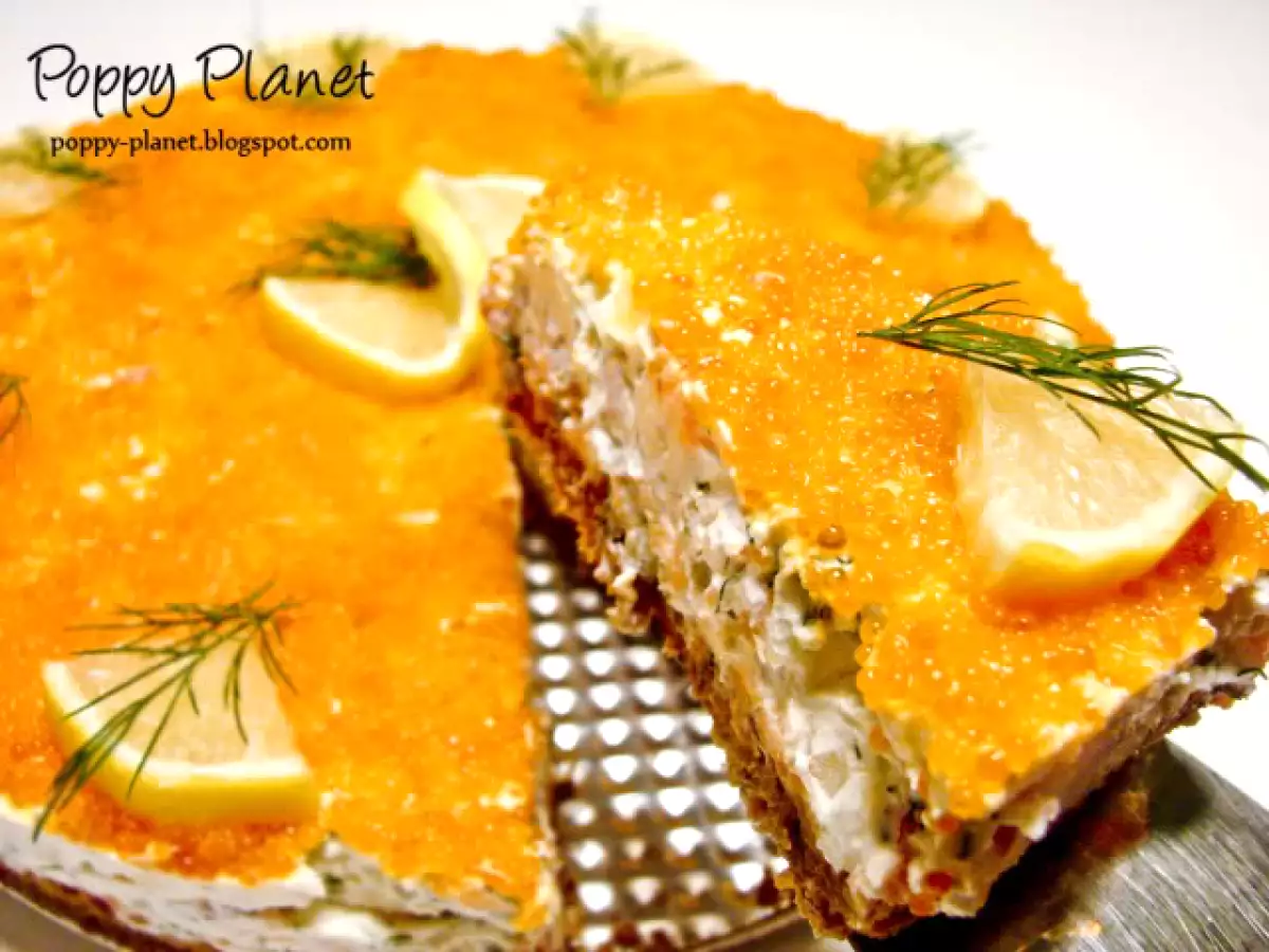 Smörgåstårtor - Cheesecake cu somon - poza 12