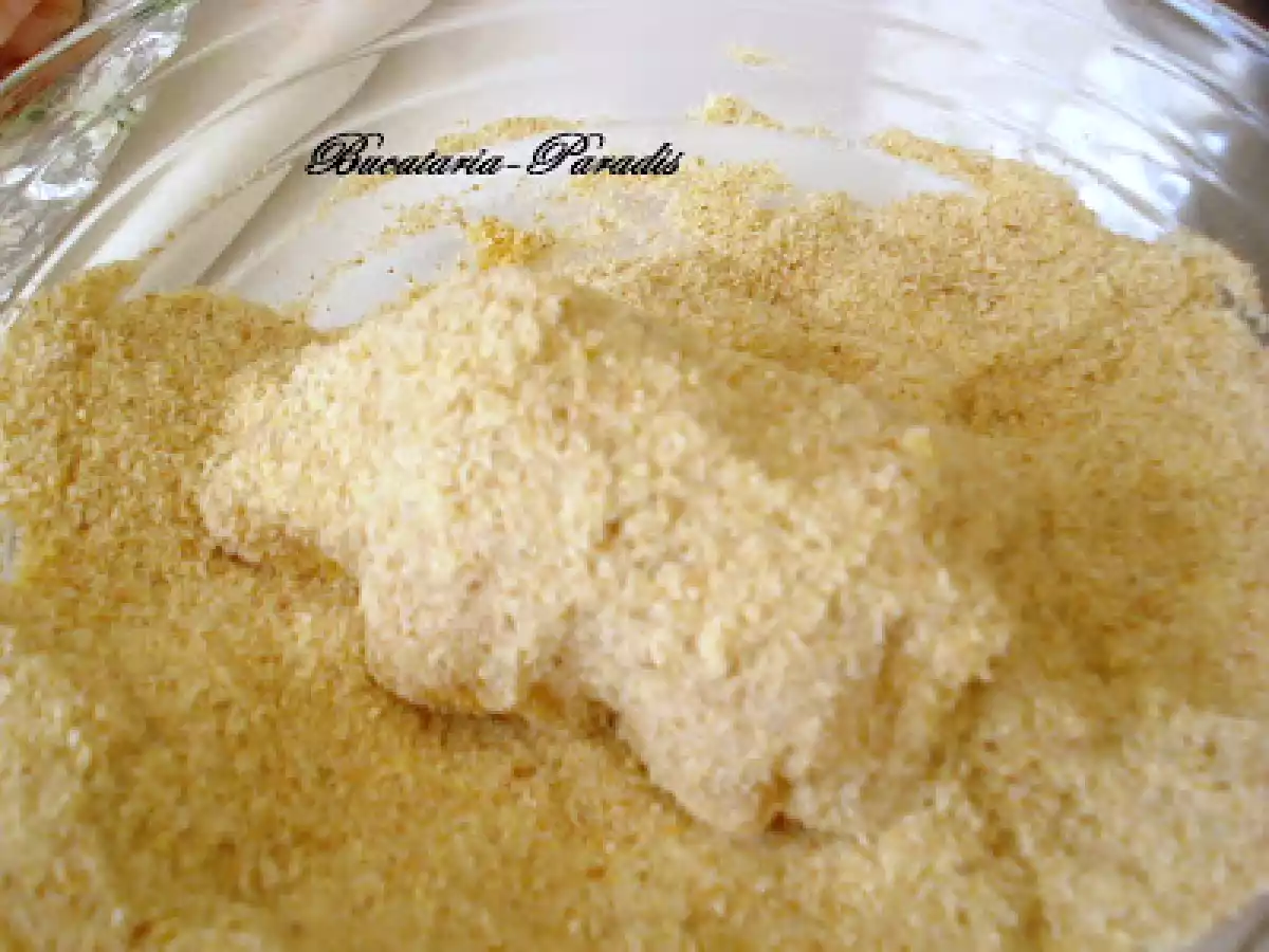 Snitel Kievskaia de pui cu cartofi prajiti la cuptor. - poza 11