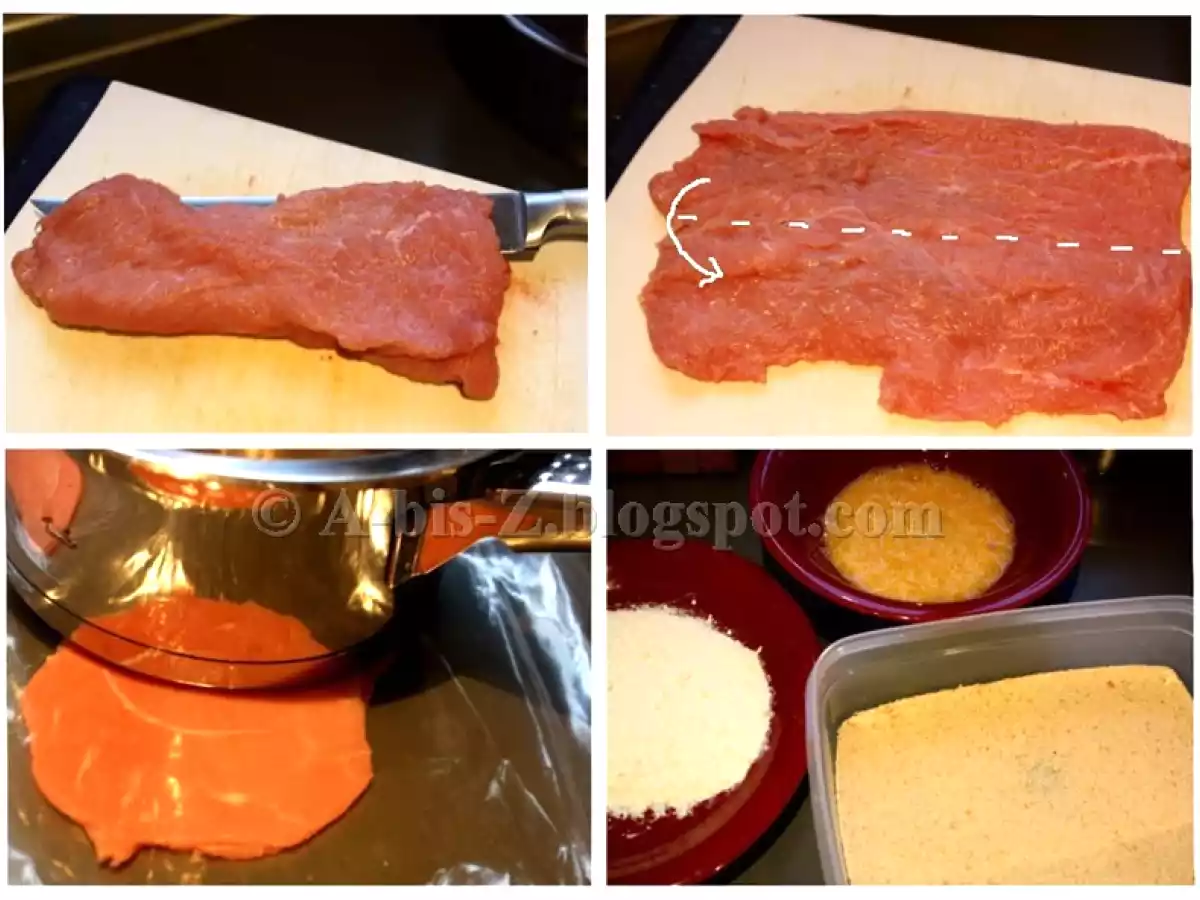 Snitel vienez cu salata de cartofi - poza 2