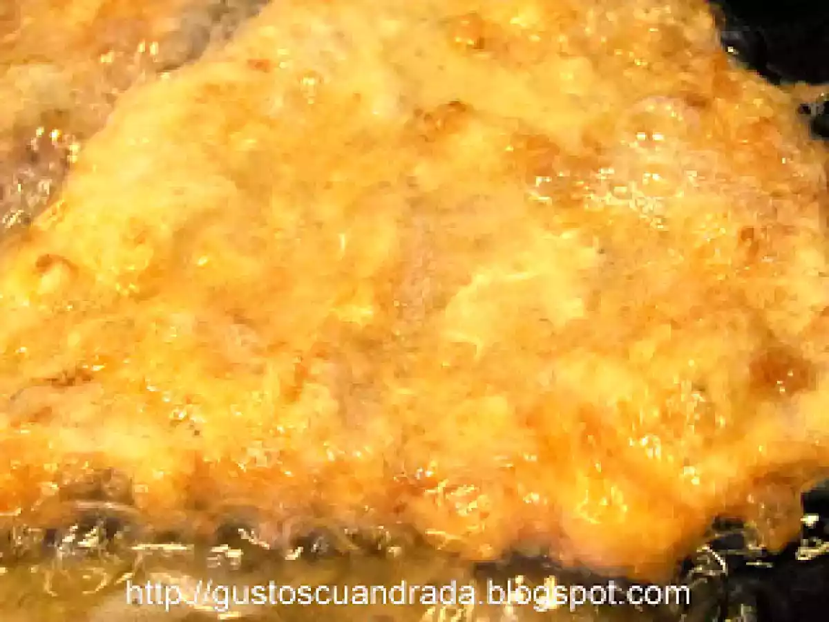 Snitele fragede din cotlet