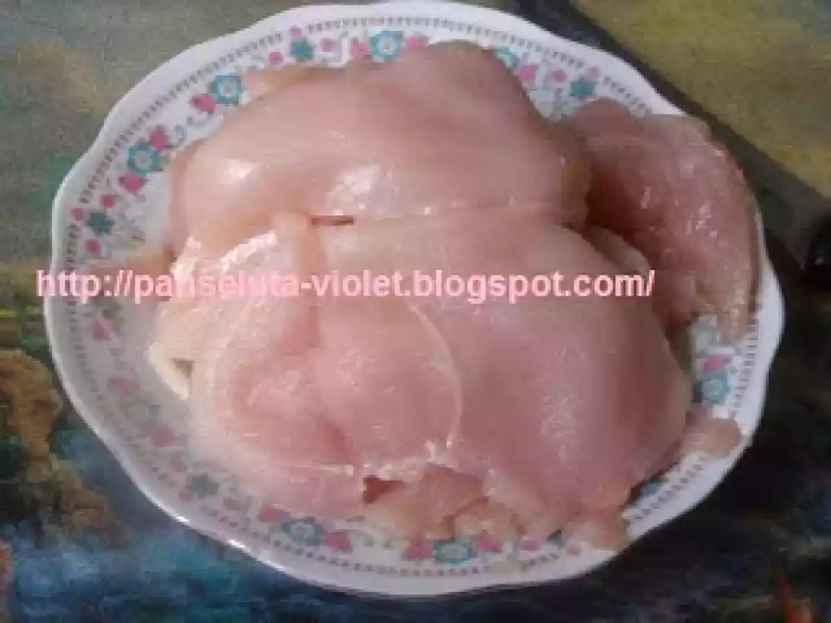 Snitzelul Gabrielei cu ierburi si sos mozzarella - poza 3