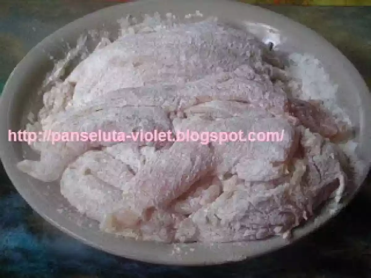 Snitzelul Gabrielei cu ierburi si sos mozzarella - poza 4