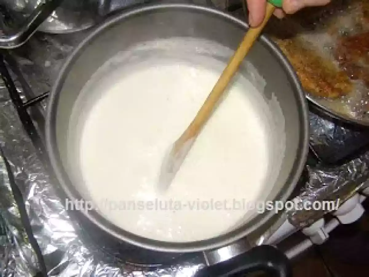 Snitzelul Gabrielei cu ierburi si sos mozzarella - poza 9