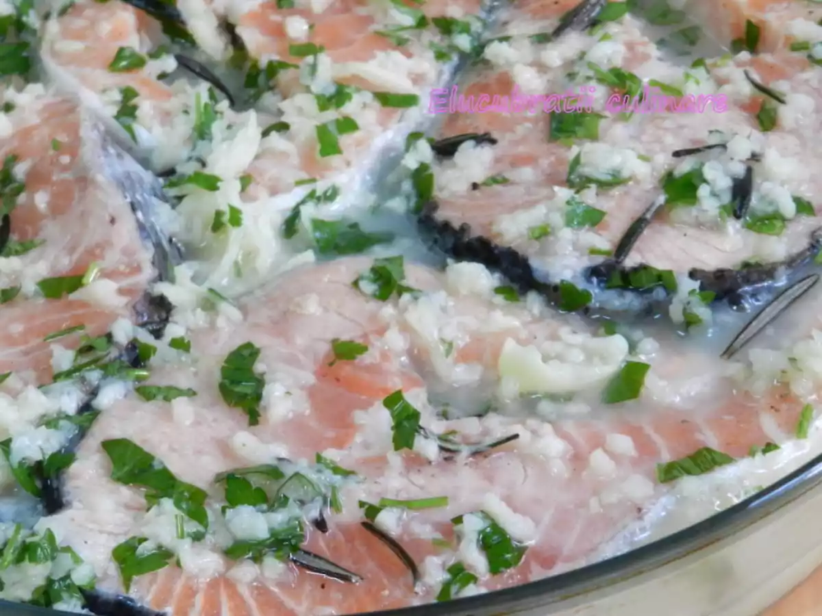 Somon marinat la grătar - poza 2