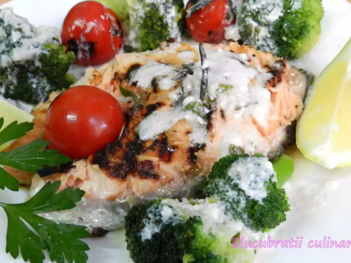 Somon marinat la grătar - poza 3