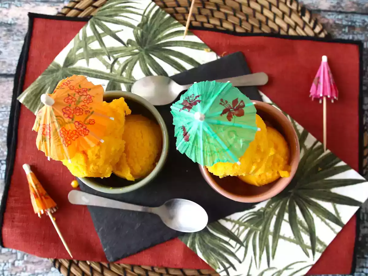 Sorbet de lime mango cu doar 3 ingrediente! - poza 5