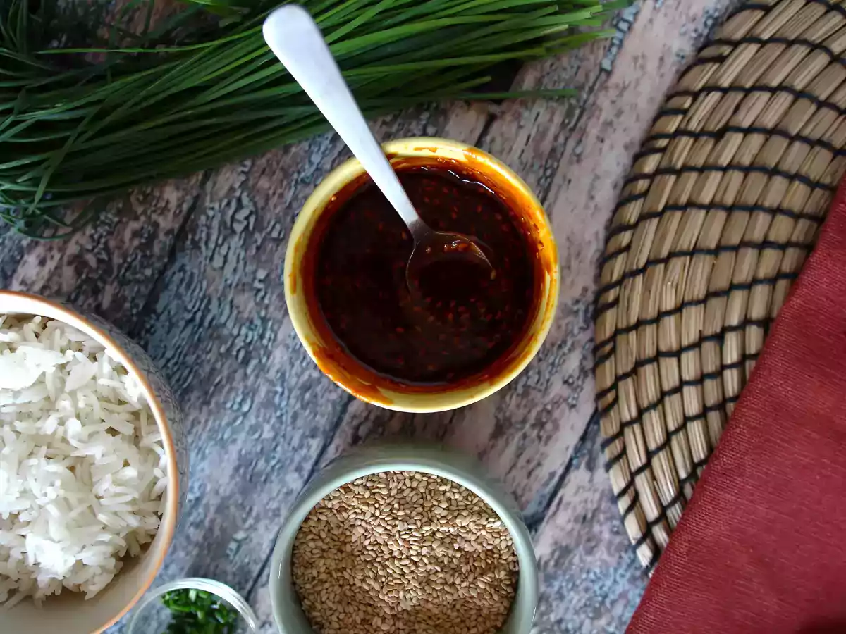 Sos coreean picant Gochujang pentru Bibimbap - poza 5