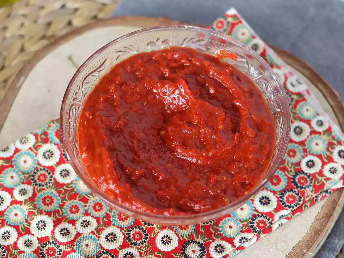 Sos de ardei roșu (alternativă la hummus, guacamole sau tapenadă) - poza 3