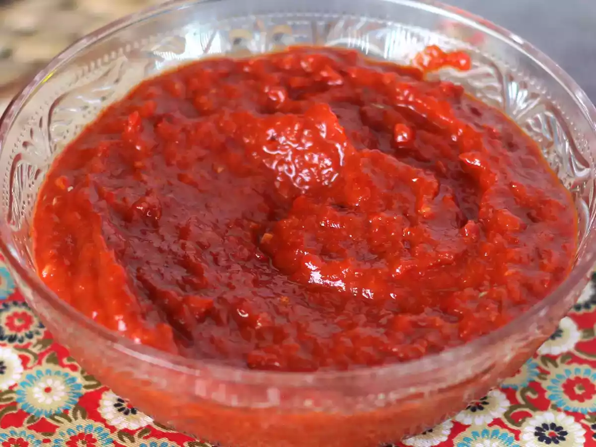 Sos de ardei roșu (alternativă la hummus, guacamole sau tapenadă) - poza 4