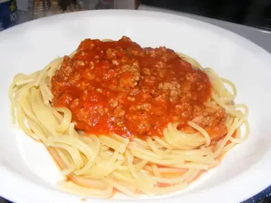 Sos pentru spaghete cu carne tocata