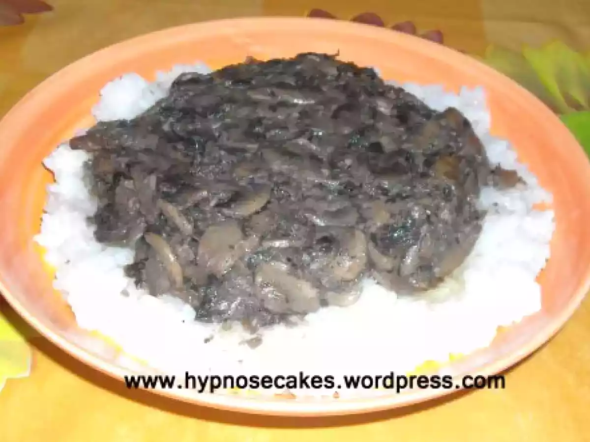 Sote de ciuperci cu orez - poza 2