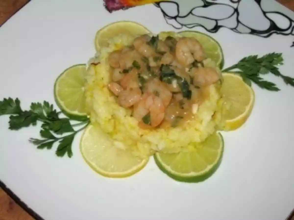 Sote de creveti cu orez auriu - poza 2