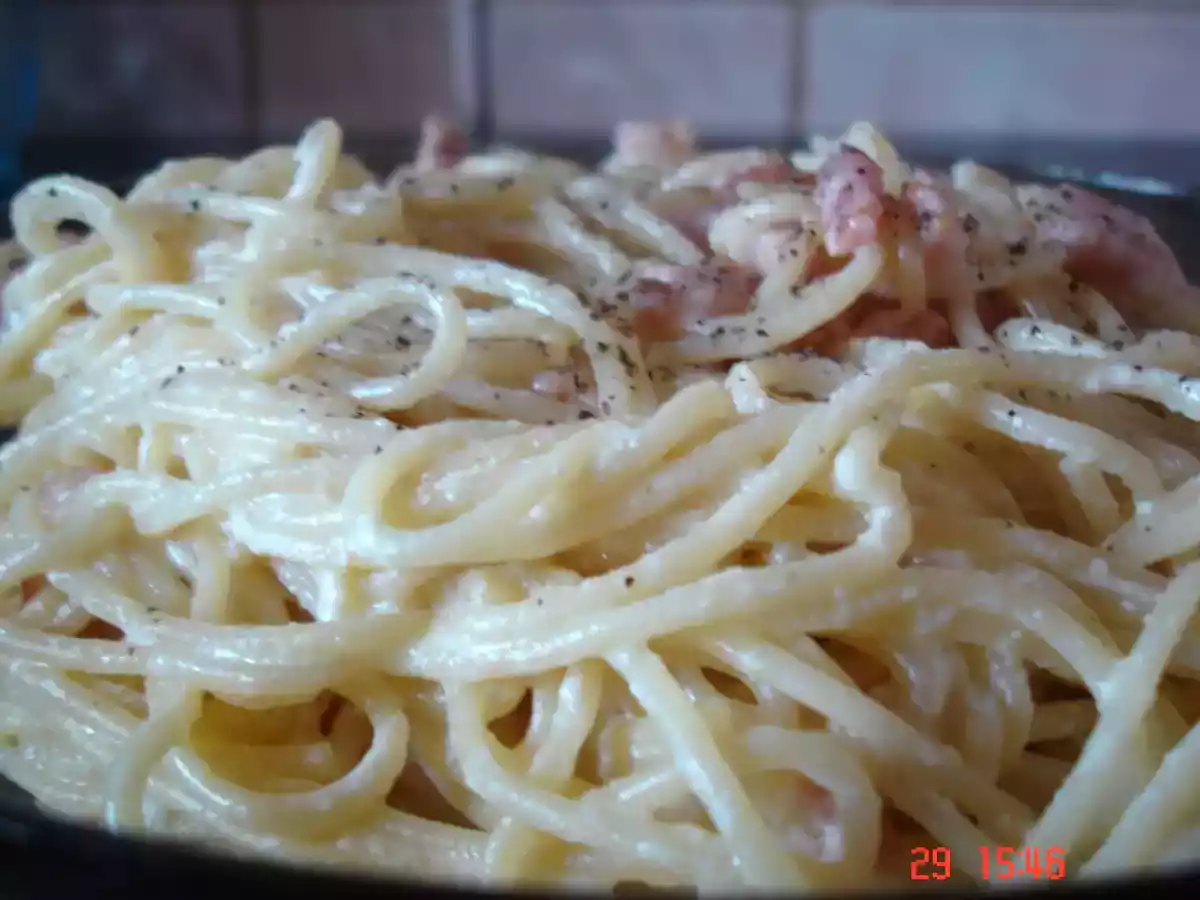 Spaghete carbonara