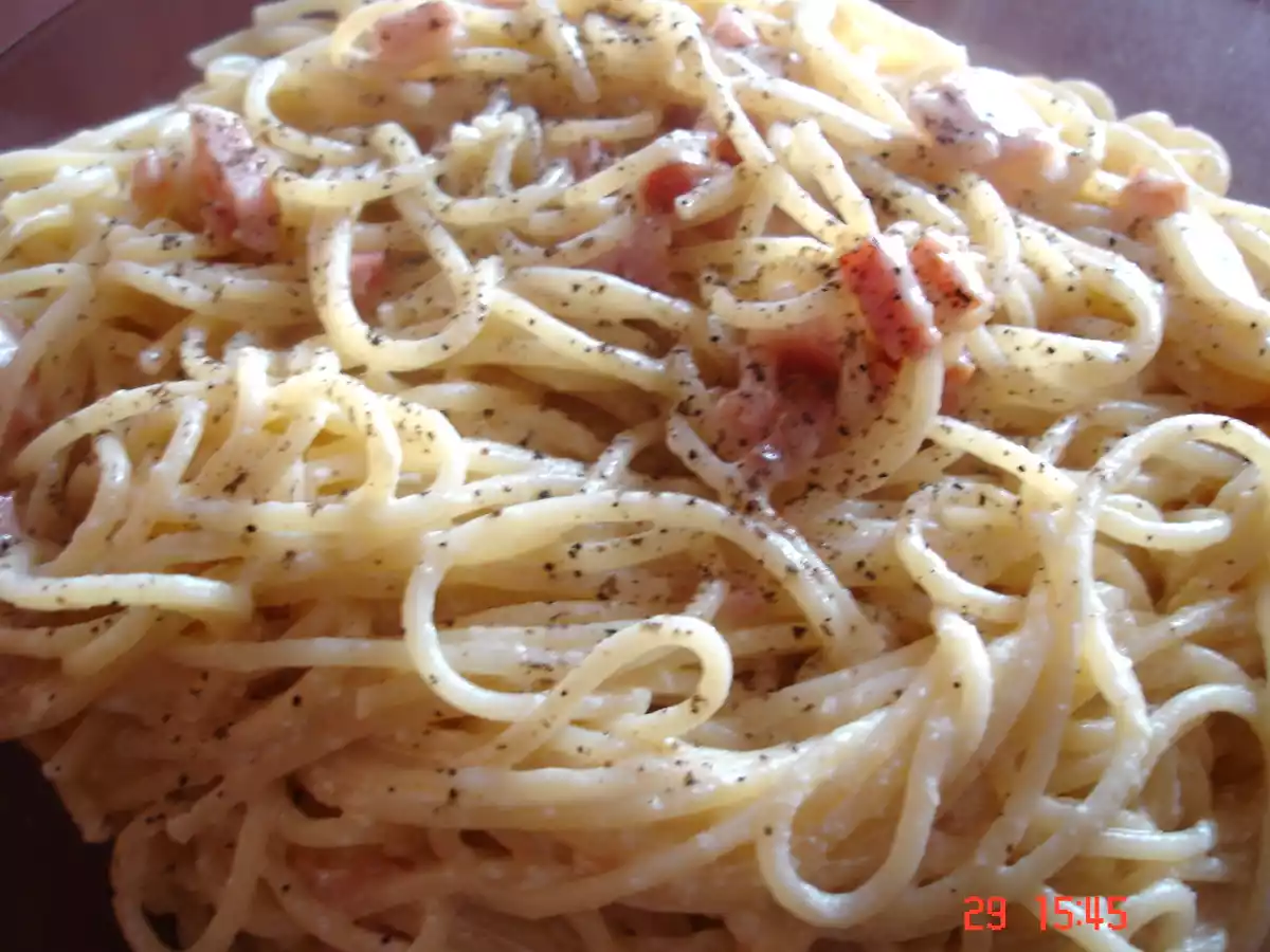 Spaghete carbonara - poza 2