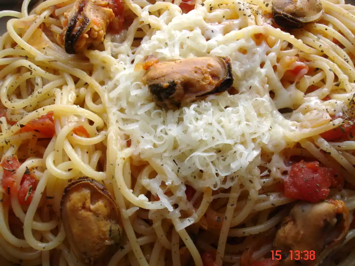 Spaghete cu carne de scoici - poza 2