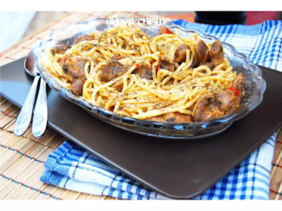Spaghete cu pipote de pui - poza 2